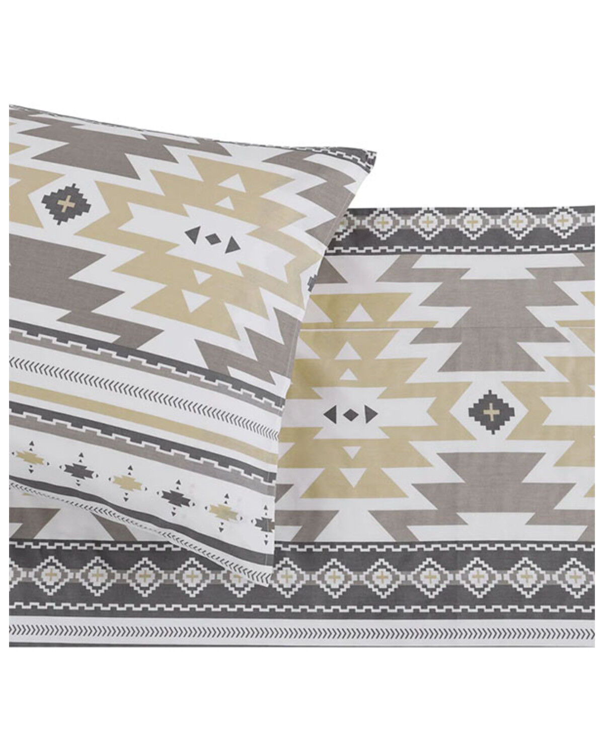 HiEnd Accents 200TC Cotton Desert Sage 3 Piece Sheet Set - Twin Size