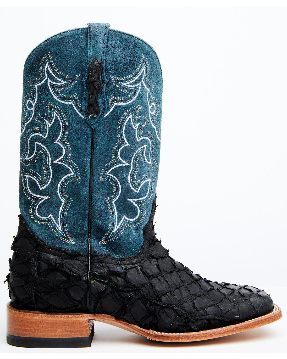 Cody James Men's Pirarucu Soul Western Exotic Boot - Broad Square Toe