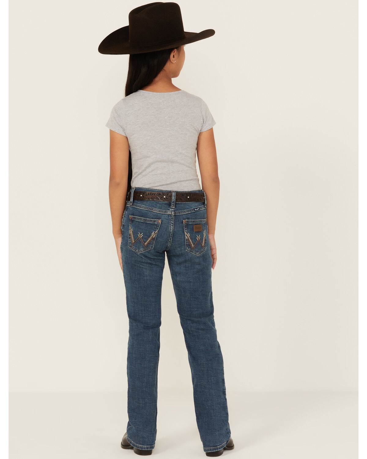 Wrangler Girls' Bootcut Stretch Denim Jeans