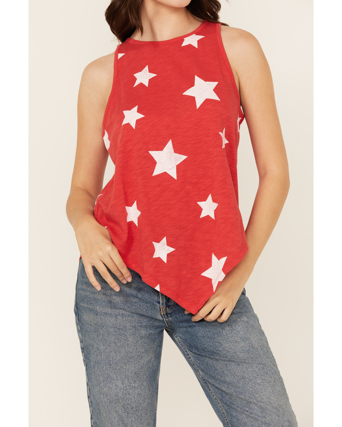 Wrangler Retro Women's Star Bandana Hem Tank