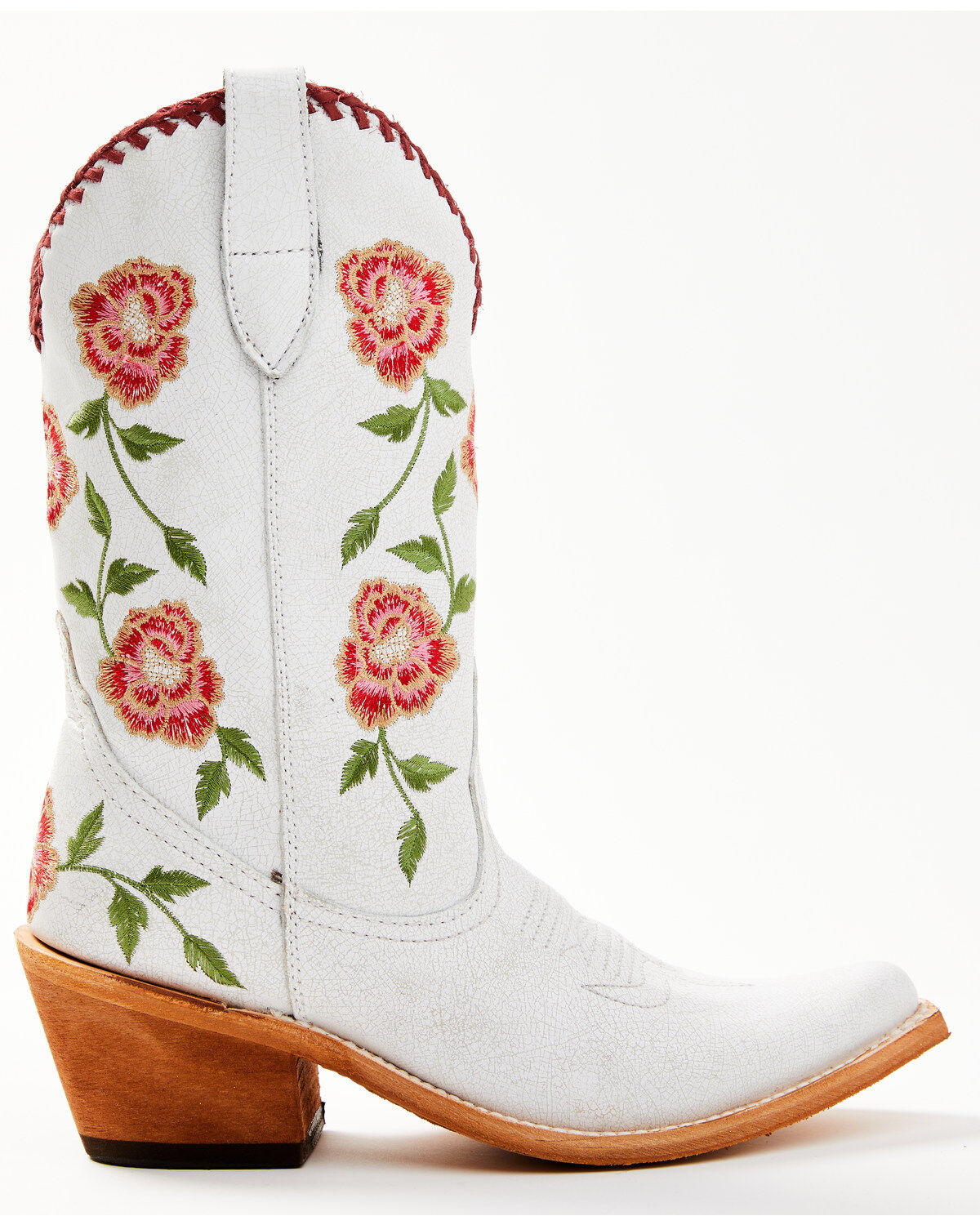 Liberty Black Women's Vicky Floral Embroidered Western Boot - Snip Toe