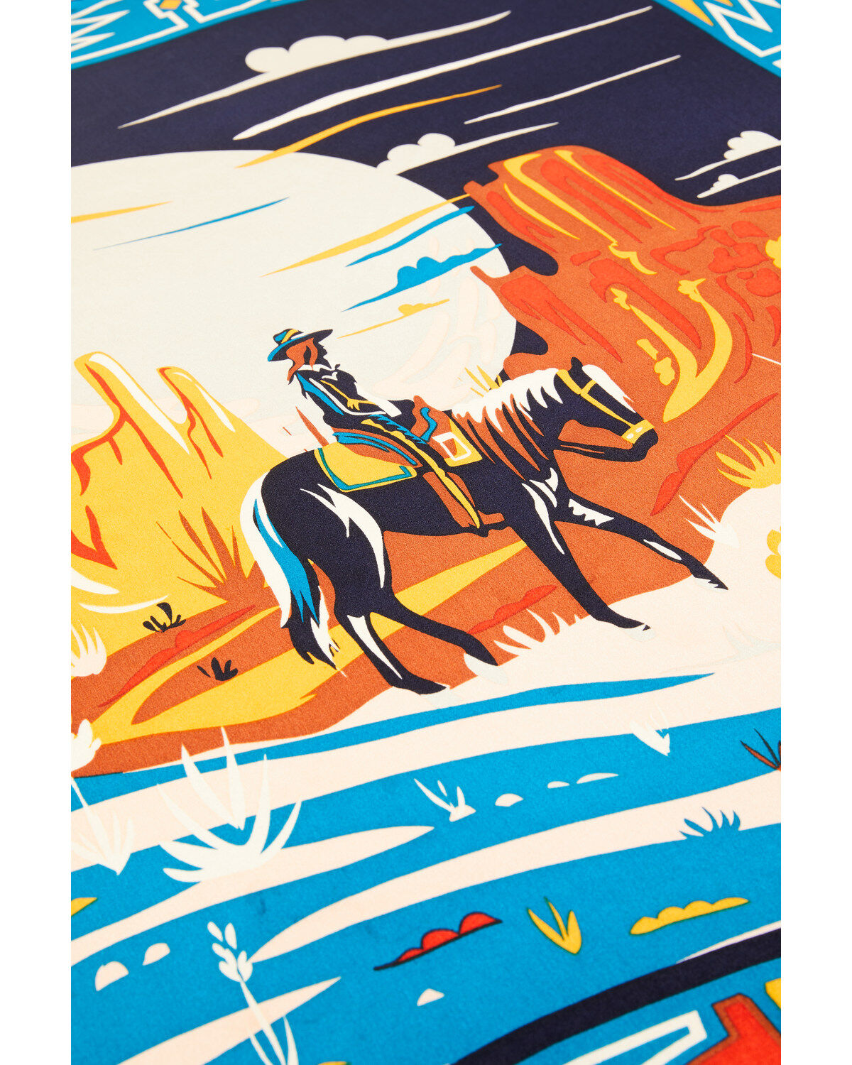 Idyllwind Women's Riverpoint Pass Turquoise Silk Scarf