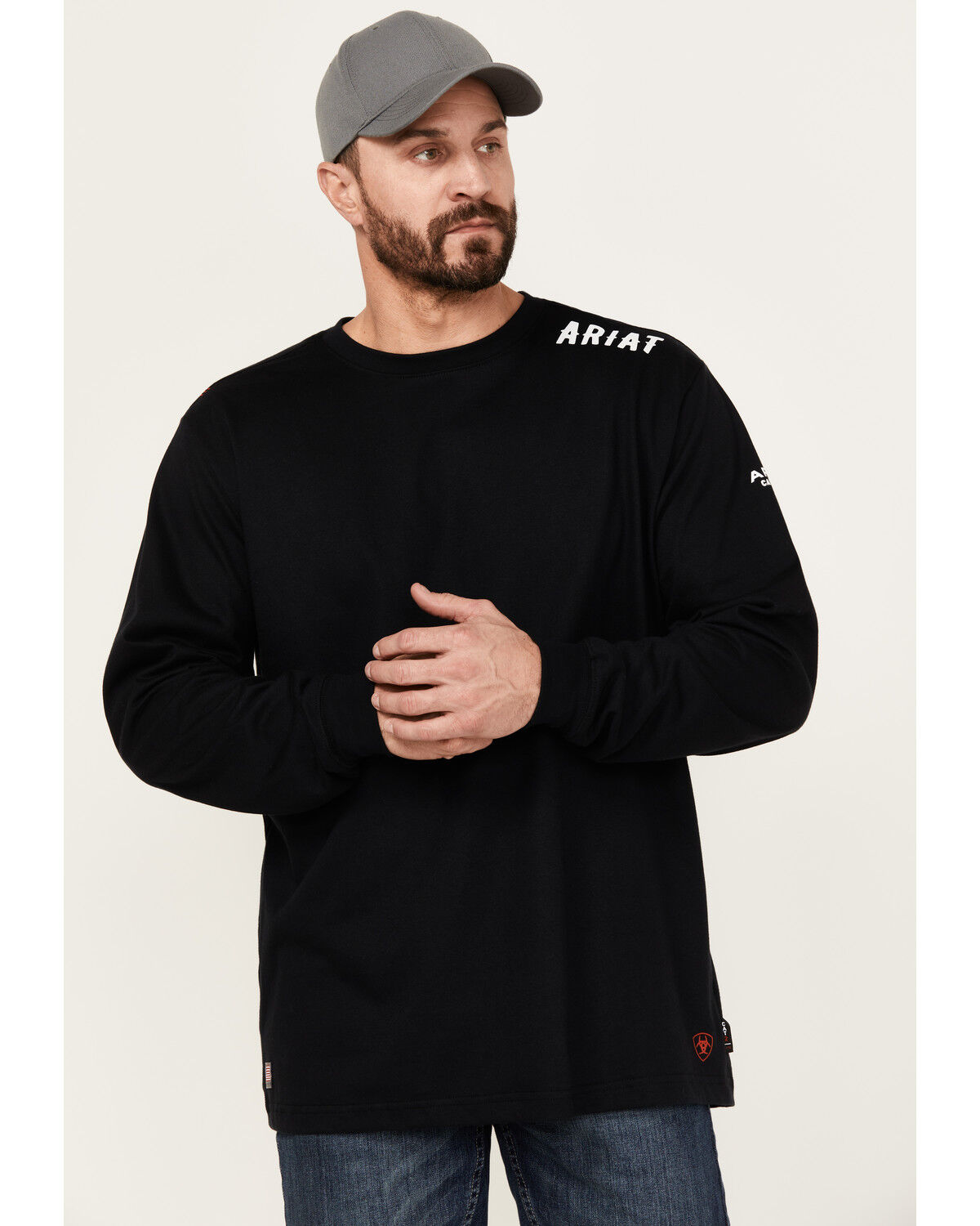 Ariat Men's FR Work Hard Live Free Long Sleeve T-Shirt