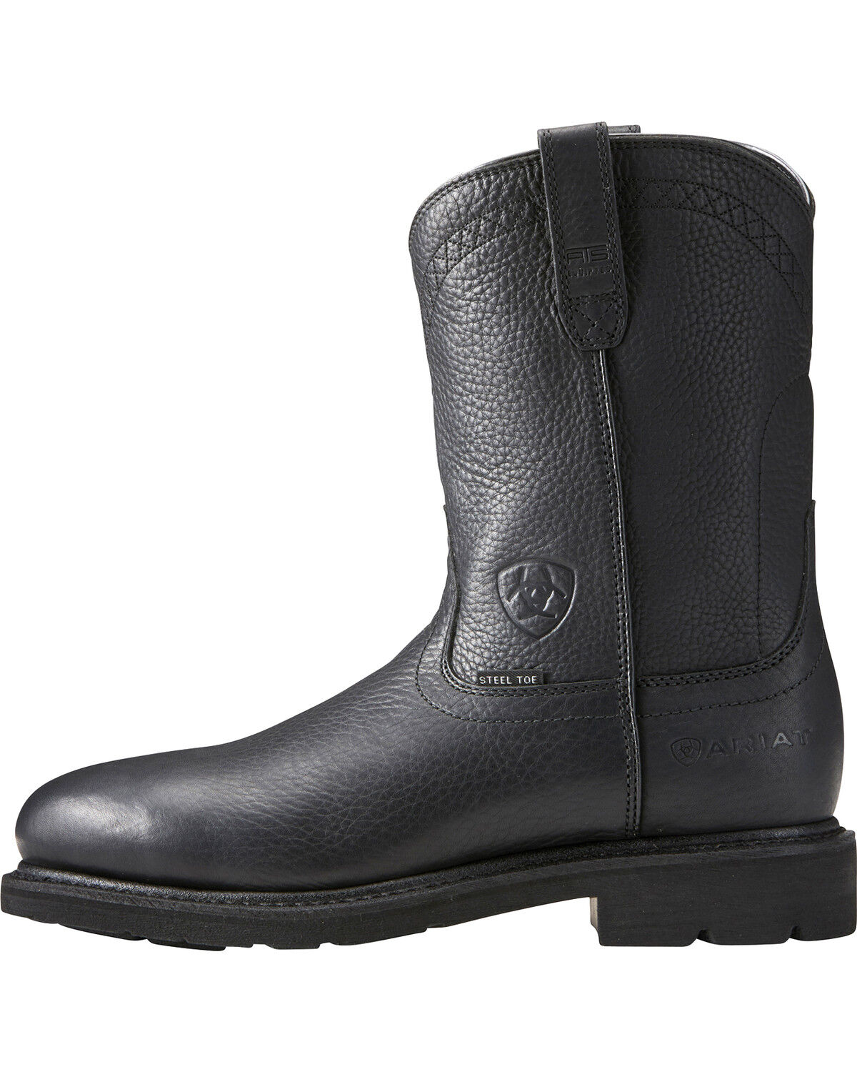 Ariat Sierra Men's Black Work Boots - Steel Toe