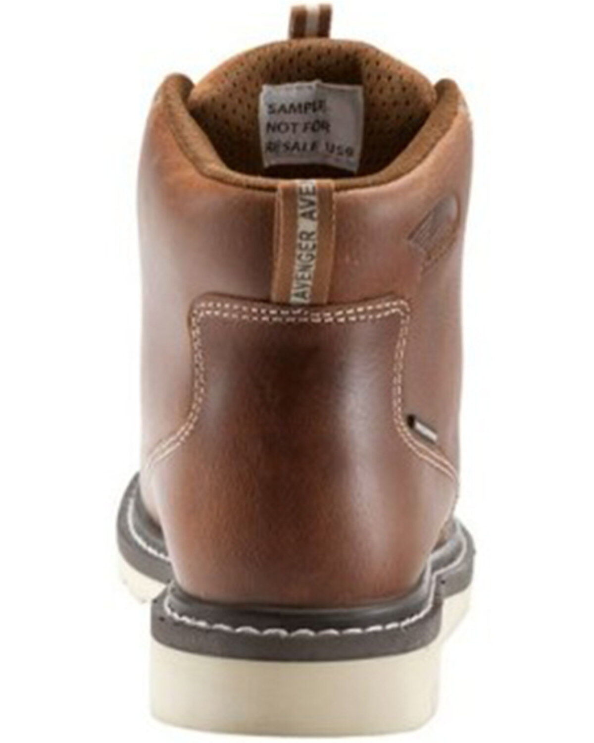 Avenger Men's Wedge Mid 6" Lace-Up Waterproof Work Boots - Carbon Nanofiber Safety Toe