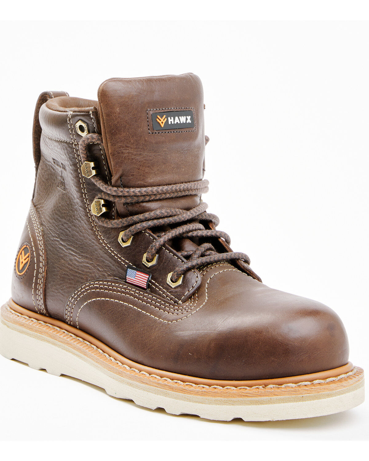 Hawx Men's USA Wedge Value Work Boots - Steel Toe