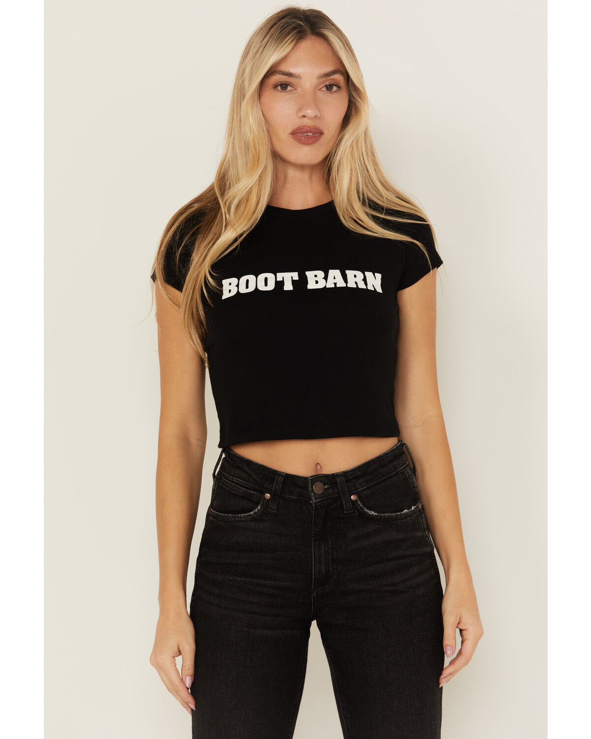 Boot Barn Women's Logo Short Sleeve Graphic Baby Tee