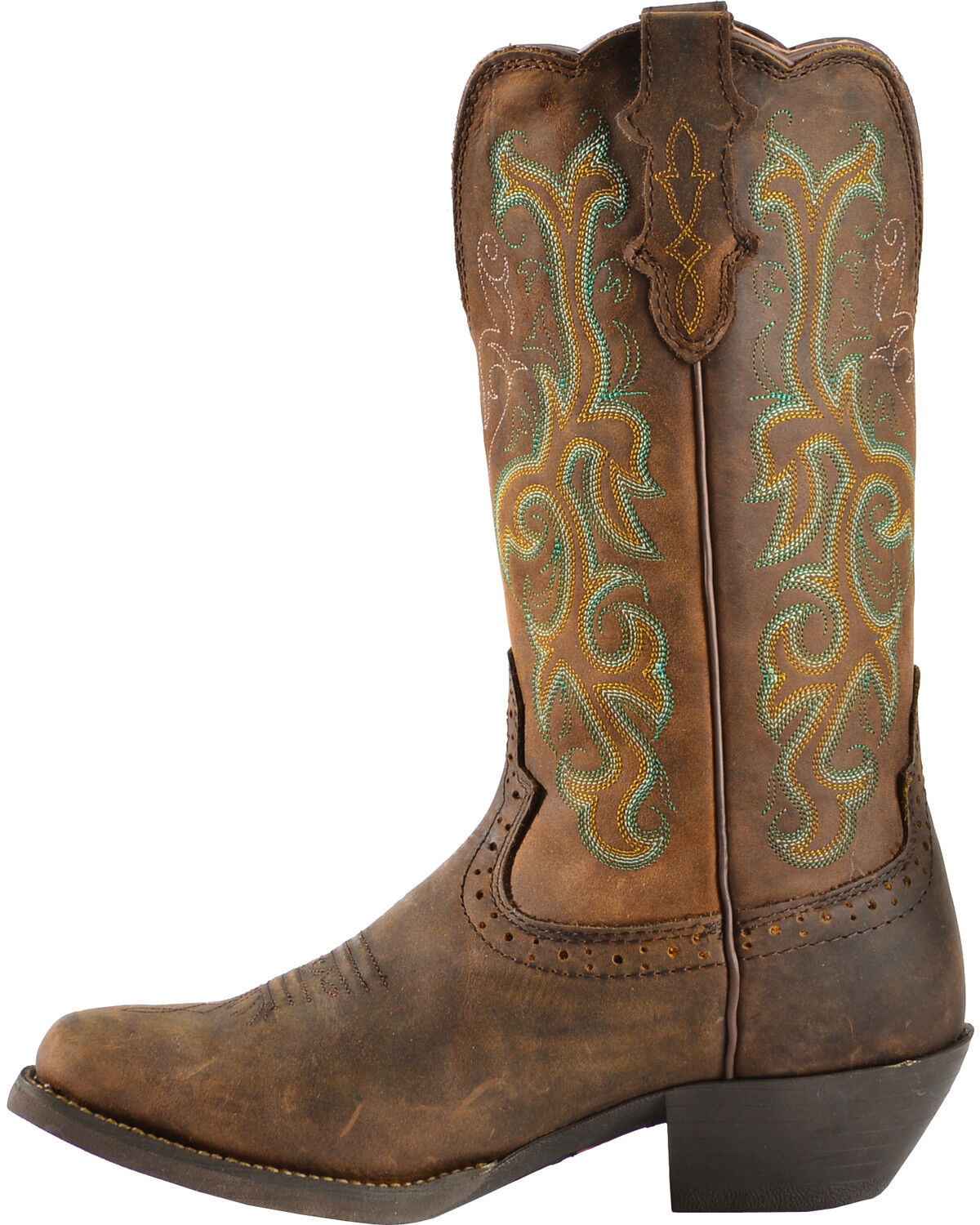 Justin Women's 12" Square Toe Stampede Western Boots