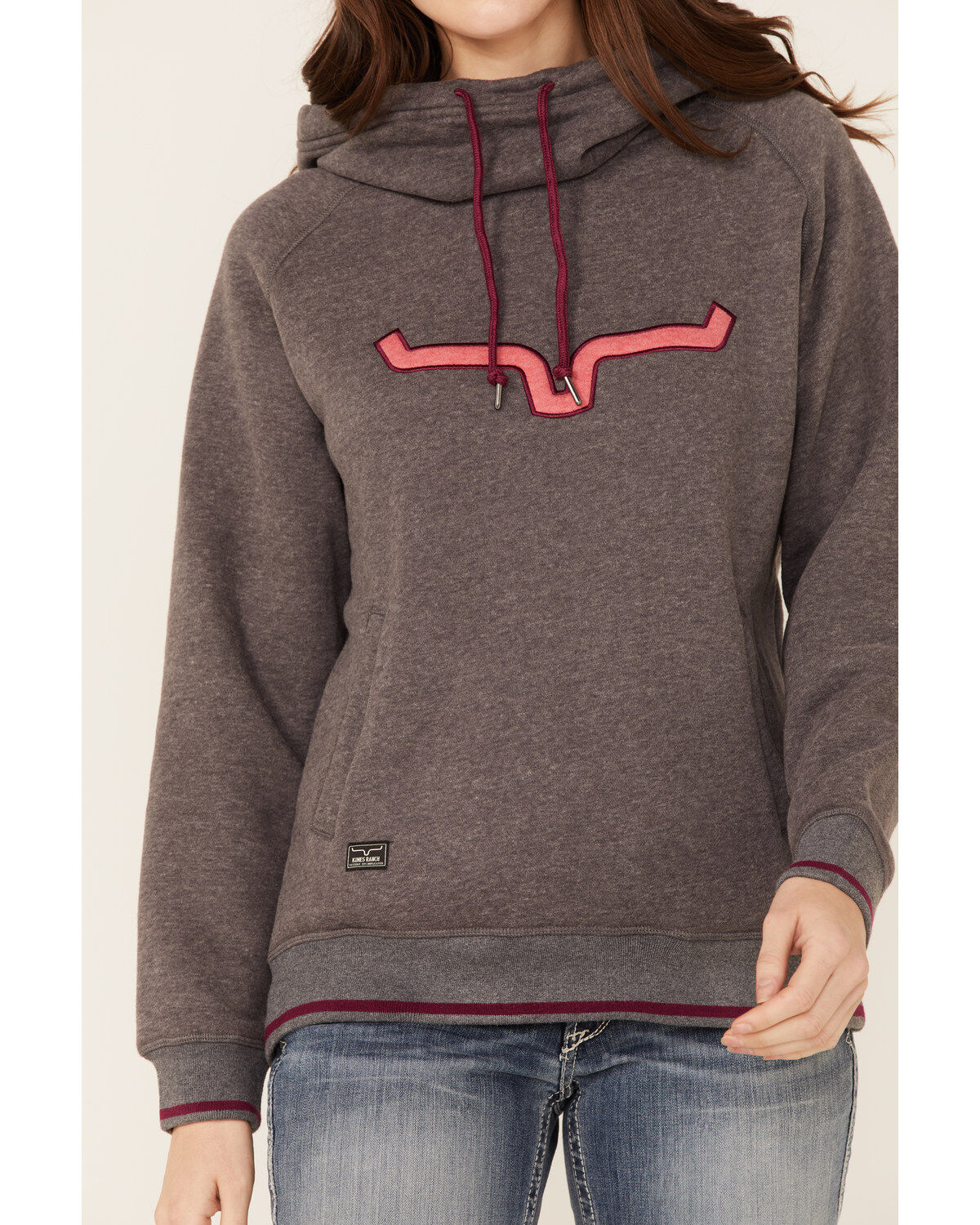 Kimes Ranch Women's Two-Scoops Logo Hoodie Sweatshirt