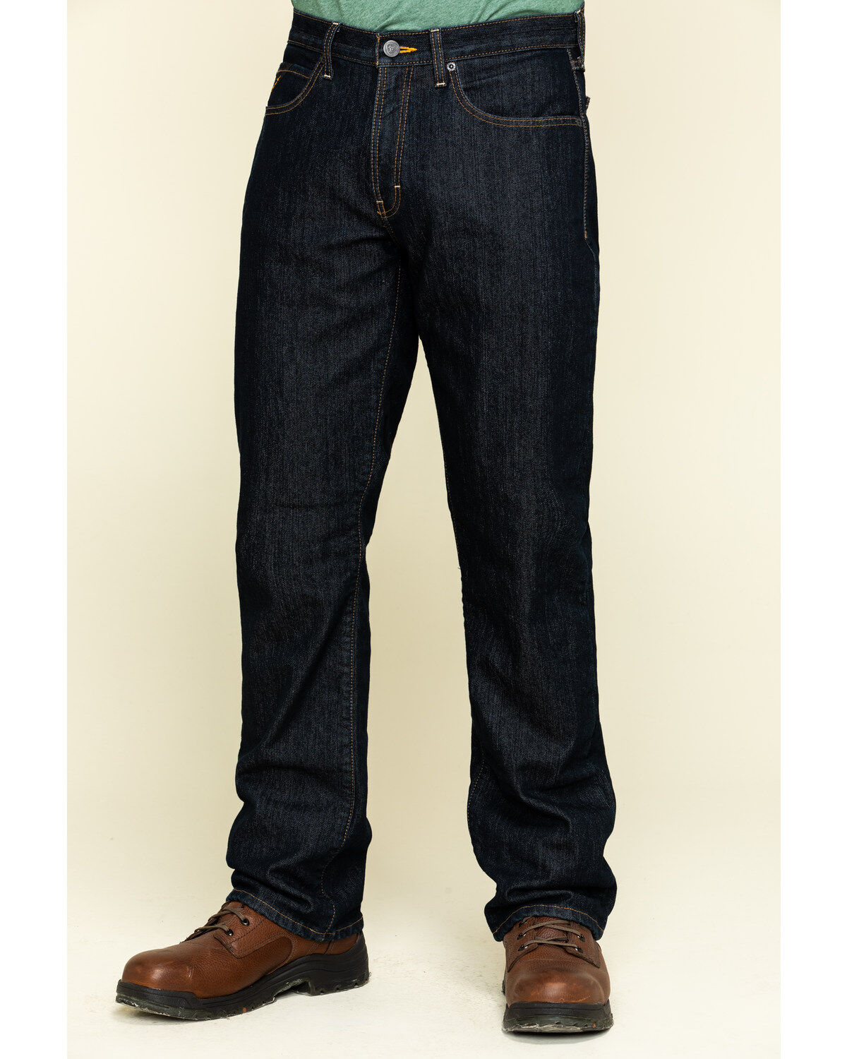 Ariat Men's M4 Rebar Durastretch Flannel Lined Low Bootcut Work Jeans - Big