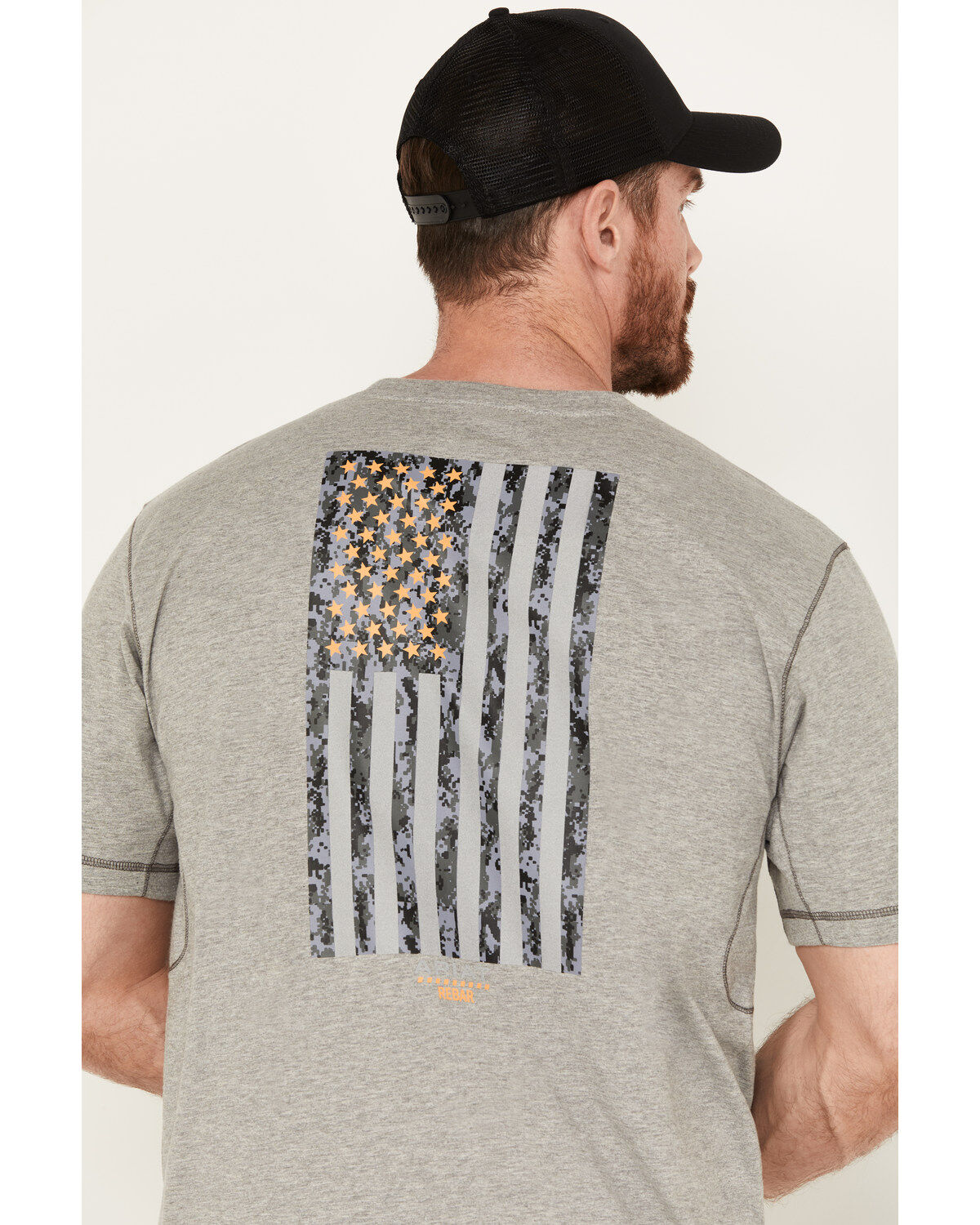 Ariat Men's Rebar Workman Reflective Flag Short Sleeve T-Shirt