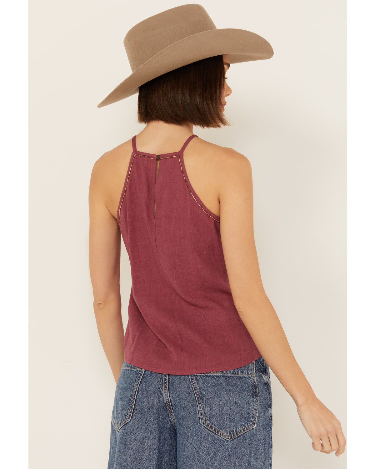 Shyanne Women's Embellished Halter Tank