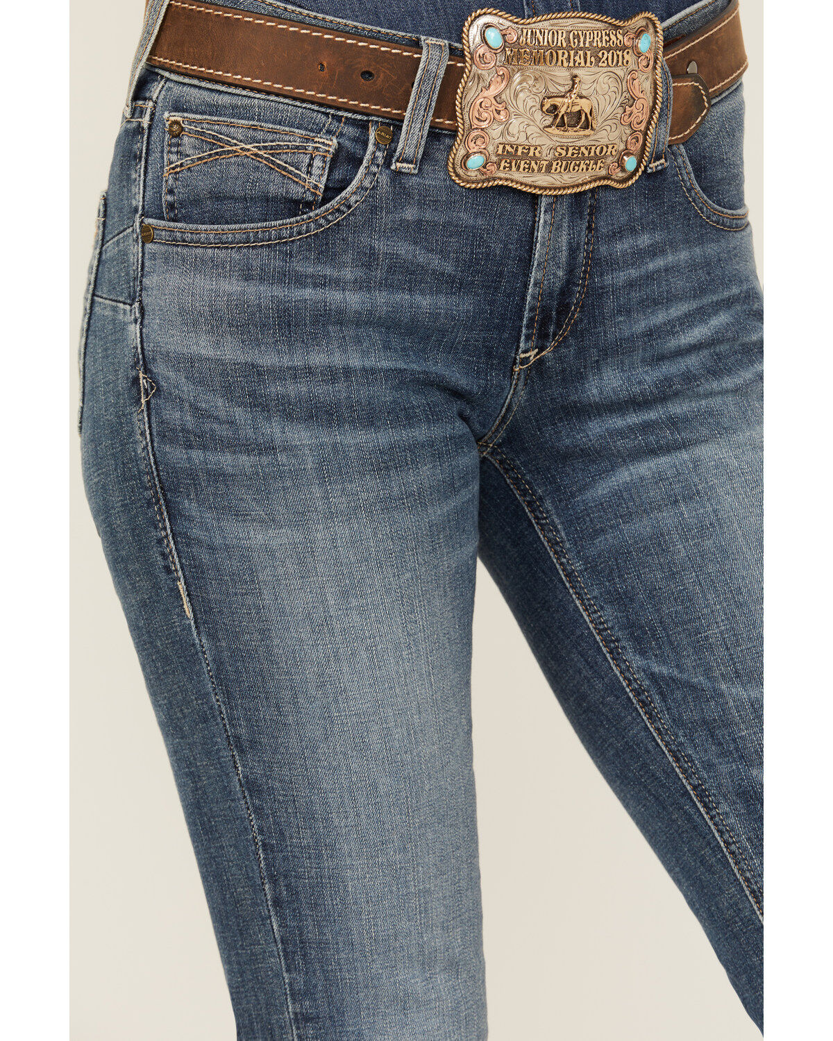 Ariat Women's R.E.A.L. Dark Wash Ella Bootcut Denim Jeans