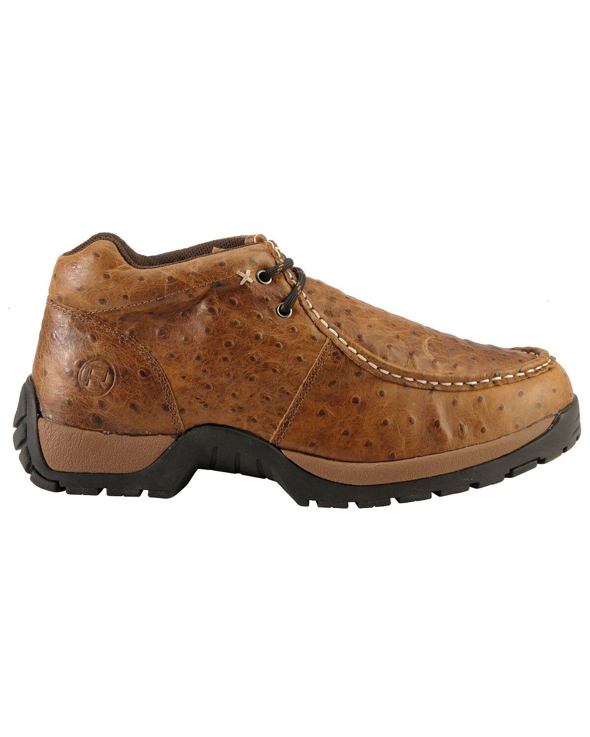 Roper Men's Ostrich Print Chukka Casual Boots