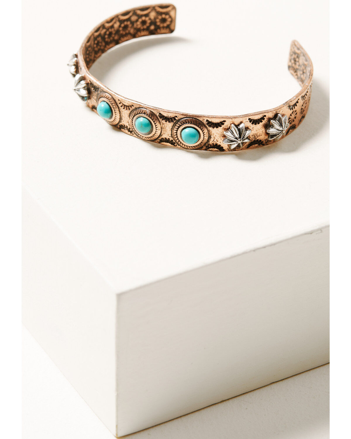 Shyanne Women's Cactus Rose Mixed Metal Bracelet Set - 3 Piece