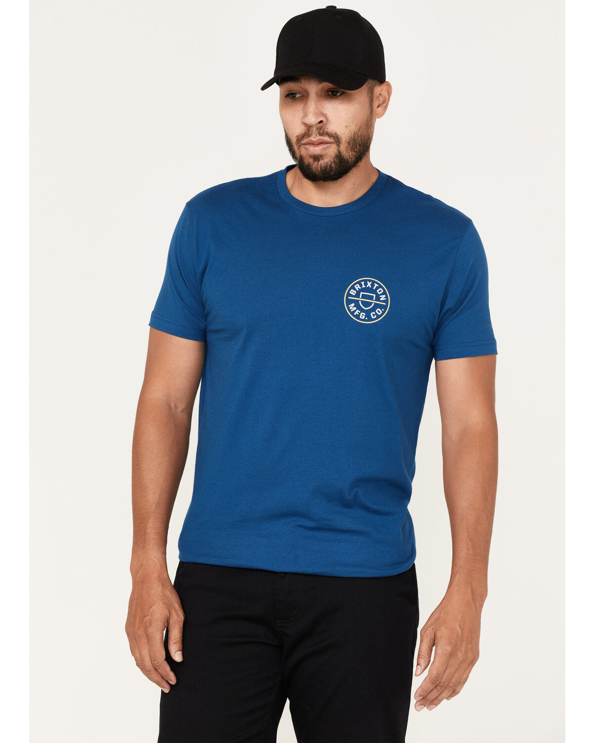 Brixton Men's Crest II Logo Graphic T-Shirt