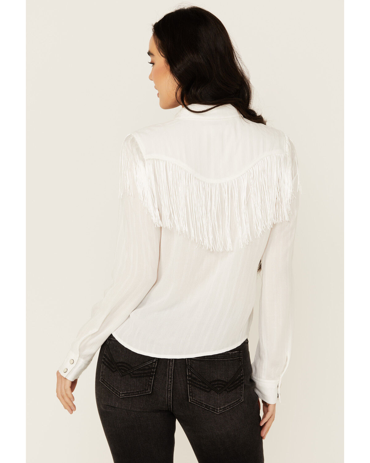 Idyllwind Women's Fringe Long Sleeve Snap Western Shirt