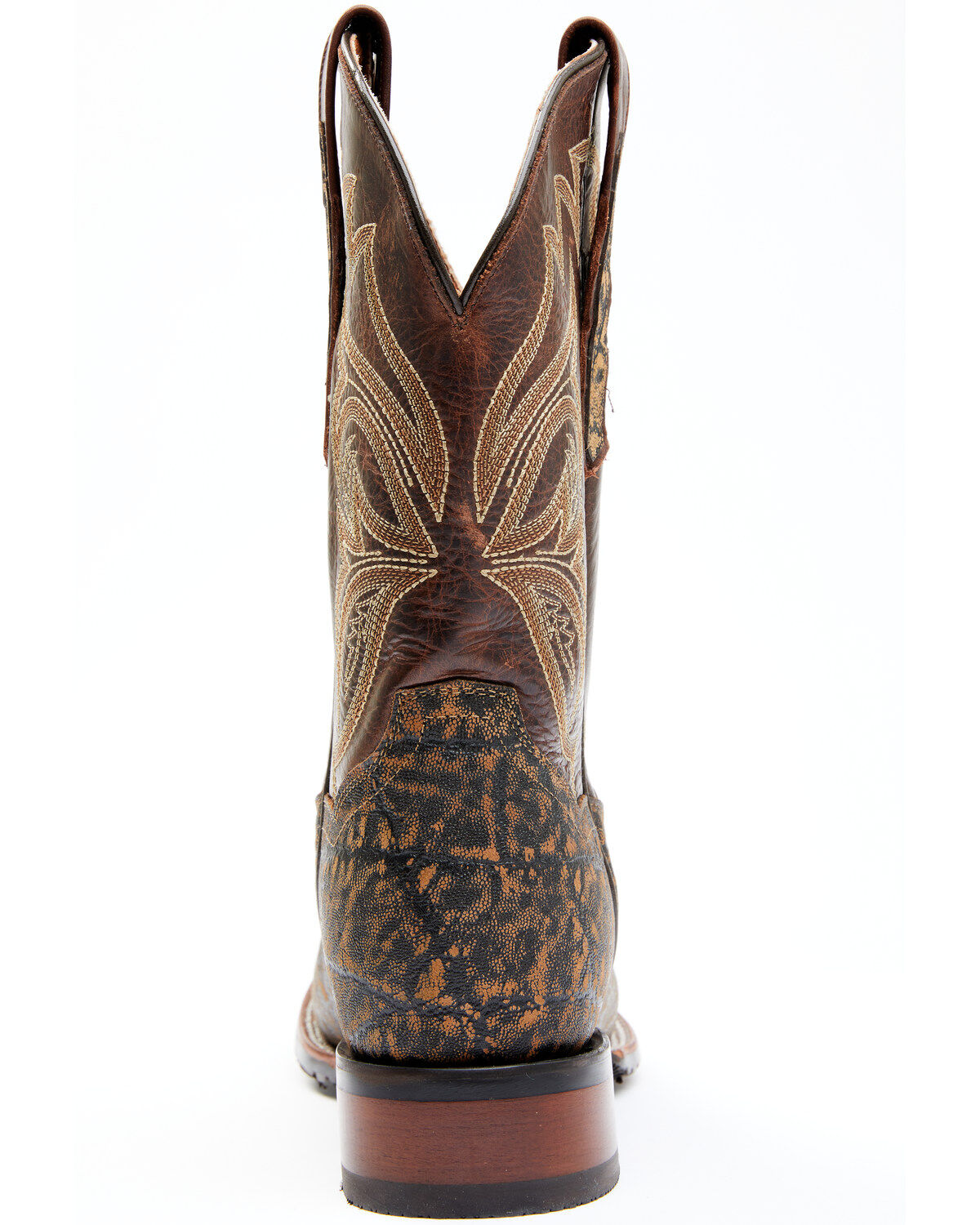 Dan Post Men's Elephant Print Western Performance Boots - Broad Square Toe