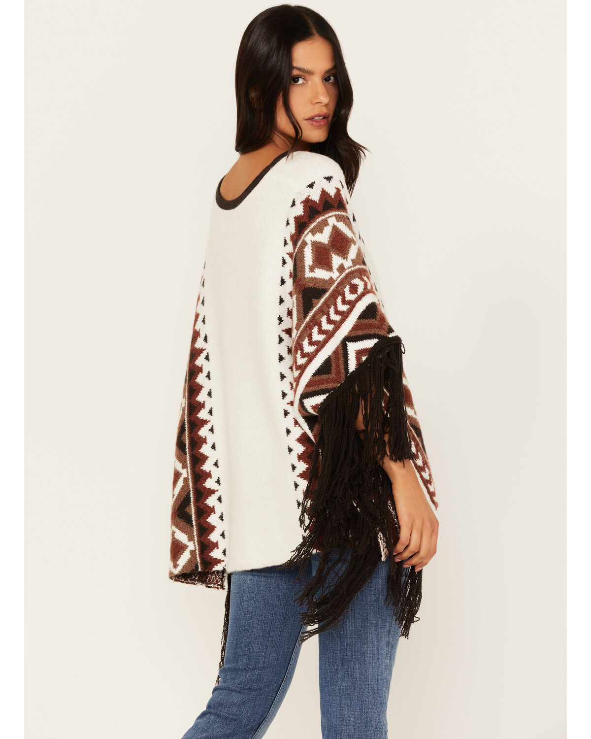 Idyllwind Women's Southwestern Knit Poncho Sweater