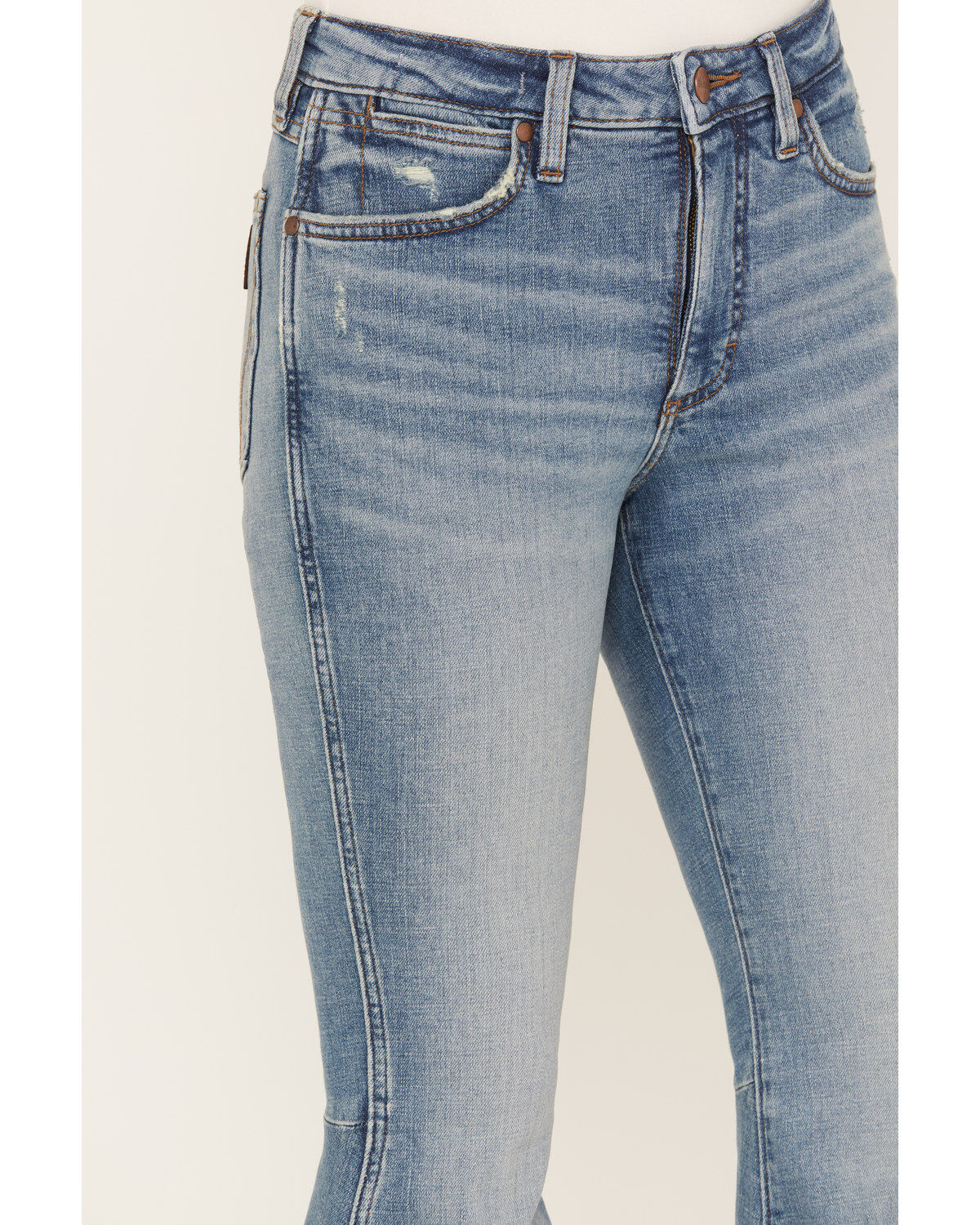 Wrangler Retro Women's Medium Wash High Rise Helen Flare Jeans