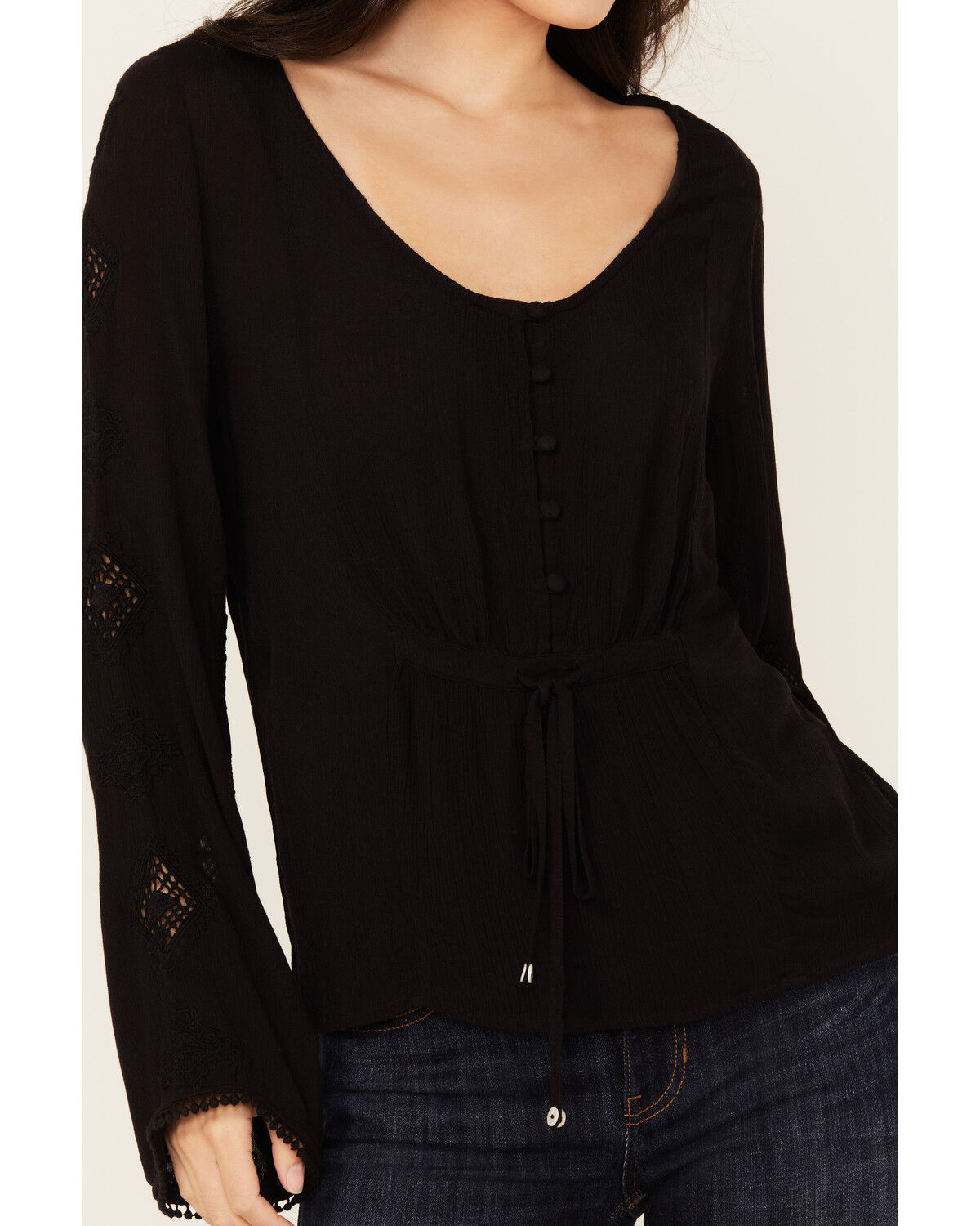 Idyllwind Women's Sharondale Embroidered Long Sleeve Button-Down Shirt