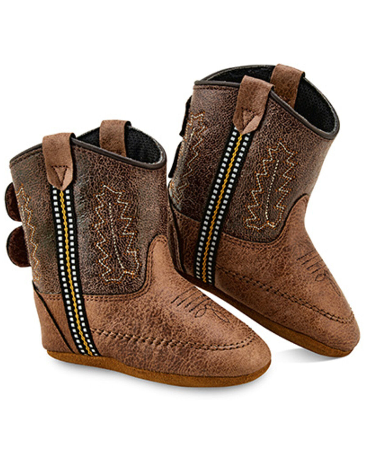 Old West Infant Boys' Poppet Boots - Round Toe