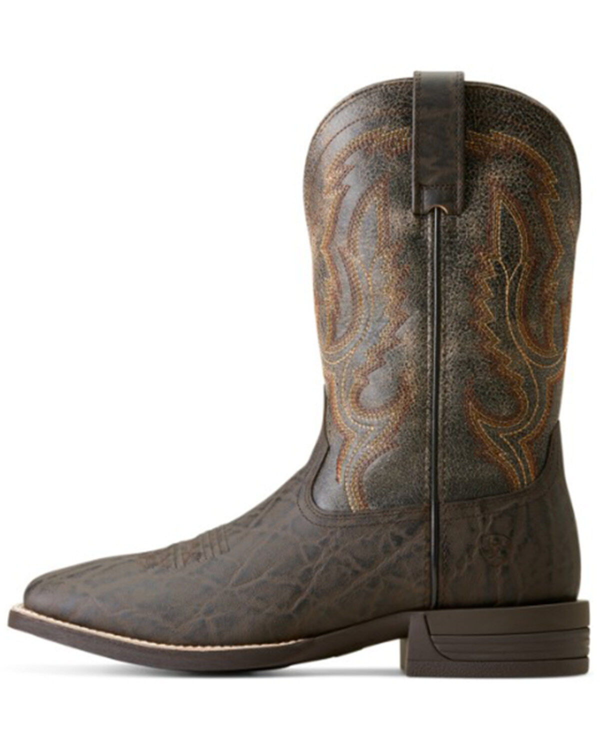 Ariat Men's Steadfast Elephant Print Performance Western Boots - Broad Square Toe