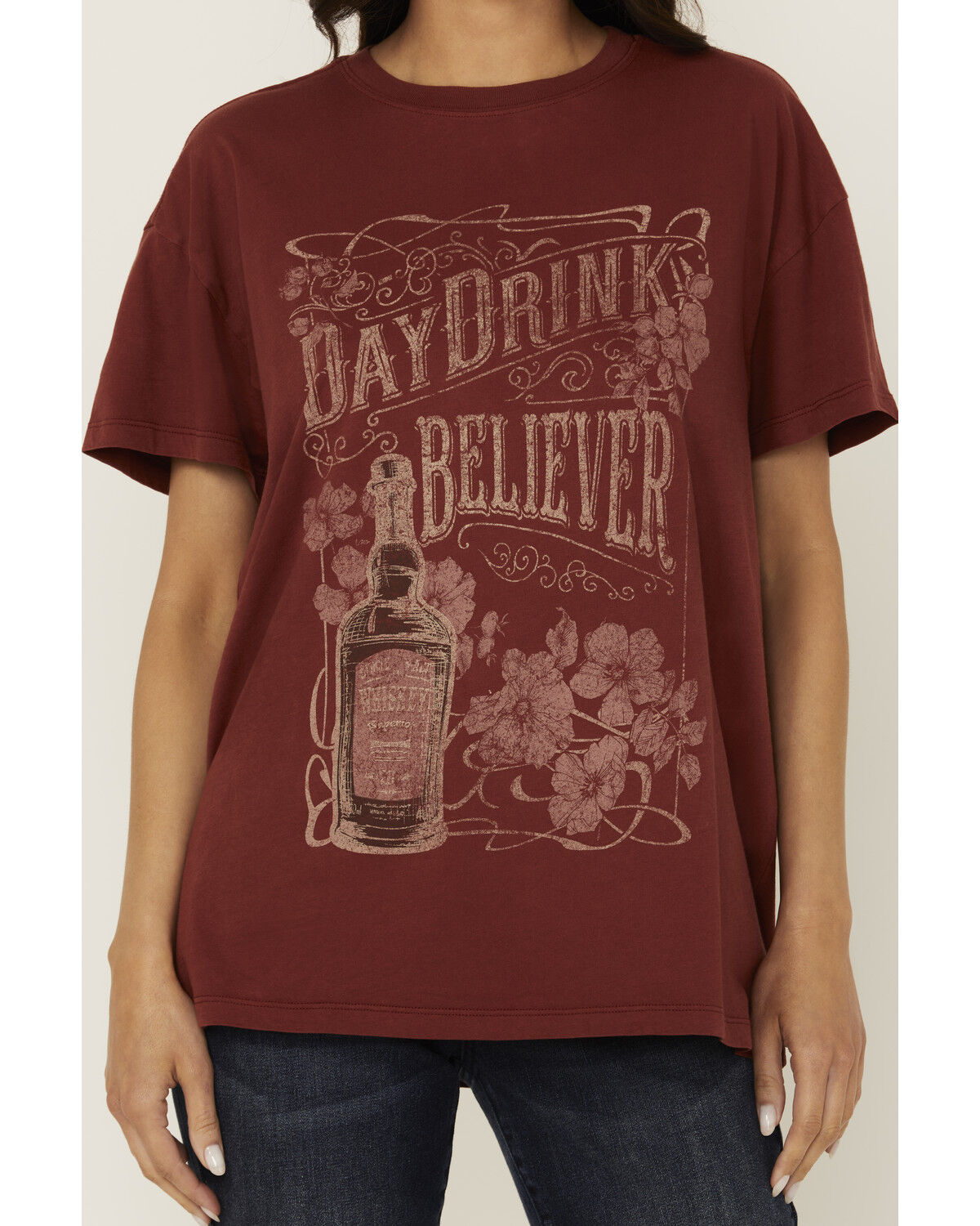 Cleo + Wolf Women's Day Drink Believer Short Sleeve Graphic Tee
