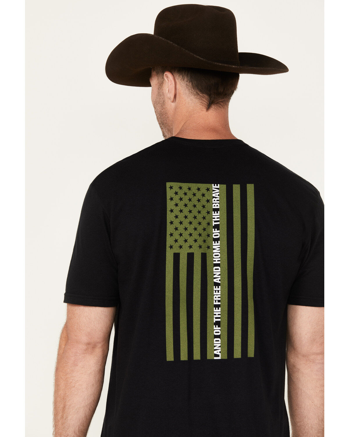 NRA Men's Veteran Flag Short Sleeve Graphic T-Shirt