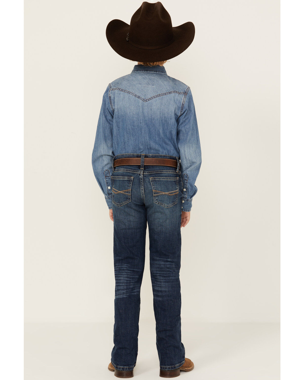 Wrangler 20X Boys' Dark Wash Range Vintage Bootcut Jeans