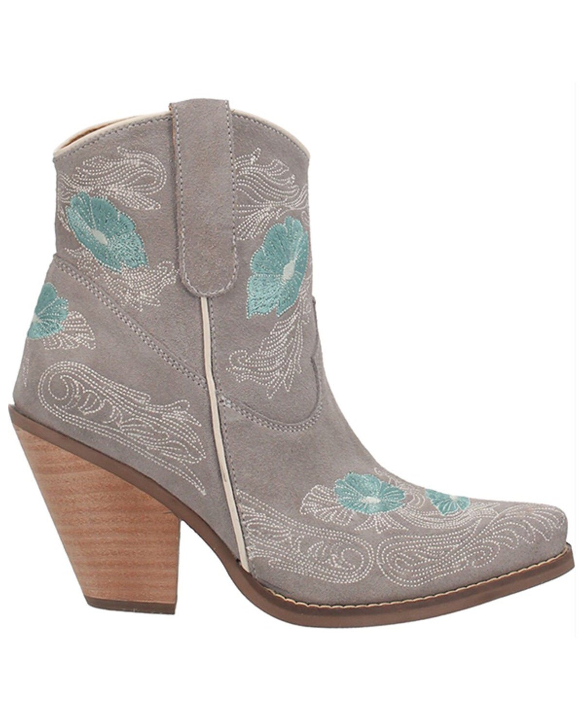 Dingo Women's Tootsie Floral Embroidered Western Fashion Booties - Snip Toe