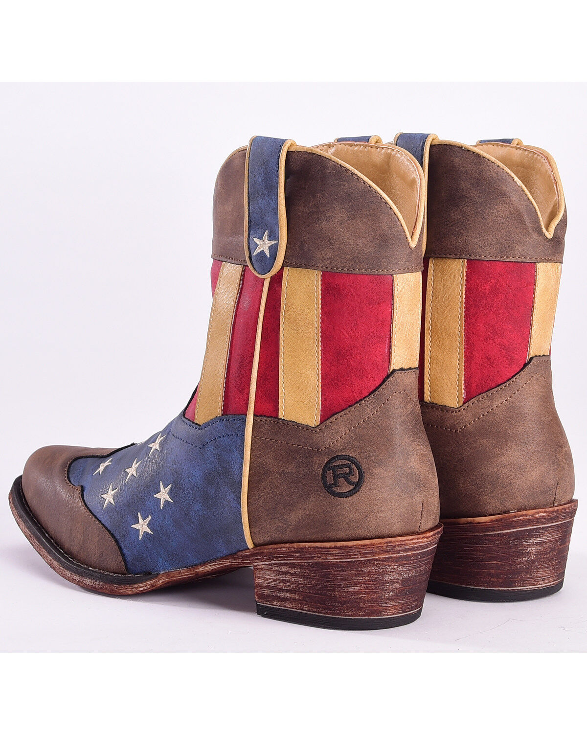 Roper Women's American Flag Boots - Snip Toe