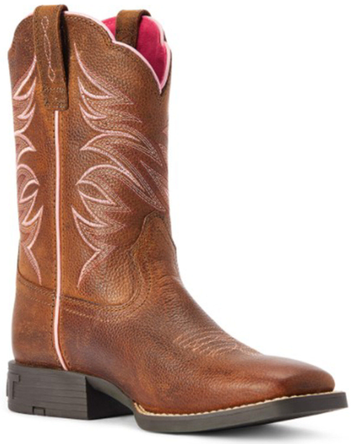 Ariat Girls' Firecatcher Rowdy Western Boots - Broad Square Toe