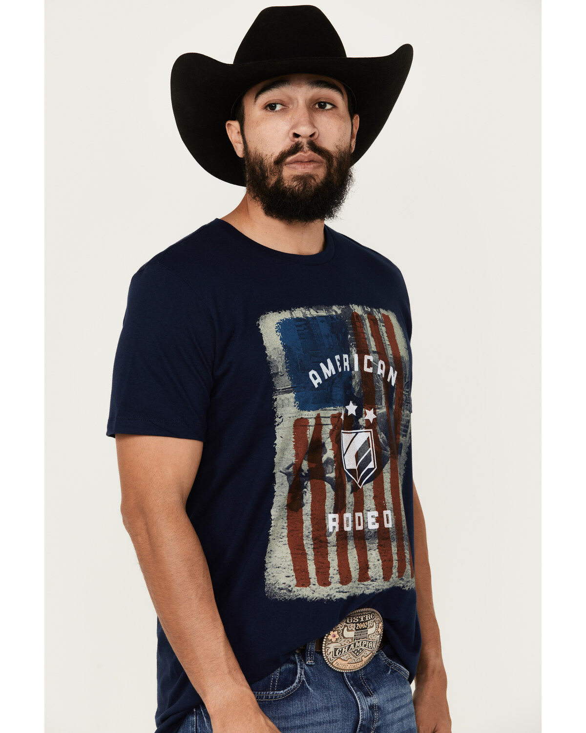 RANK 45® Men's American Rodeo Short Sleeve Graphic T-Shirt