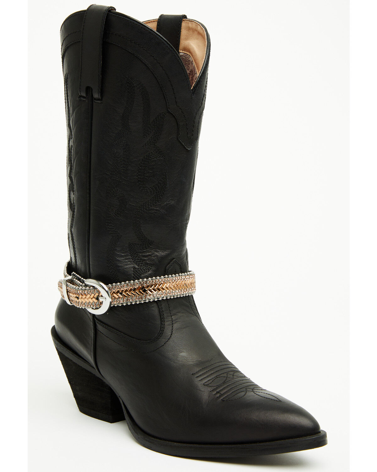 Shyanne Women's Rhinestone Boot Strap