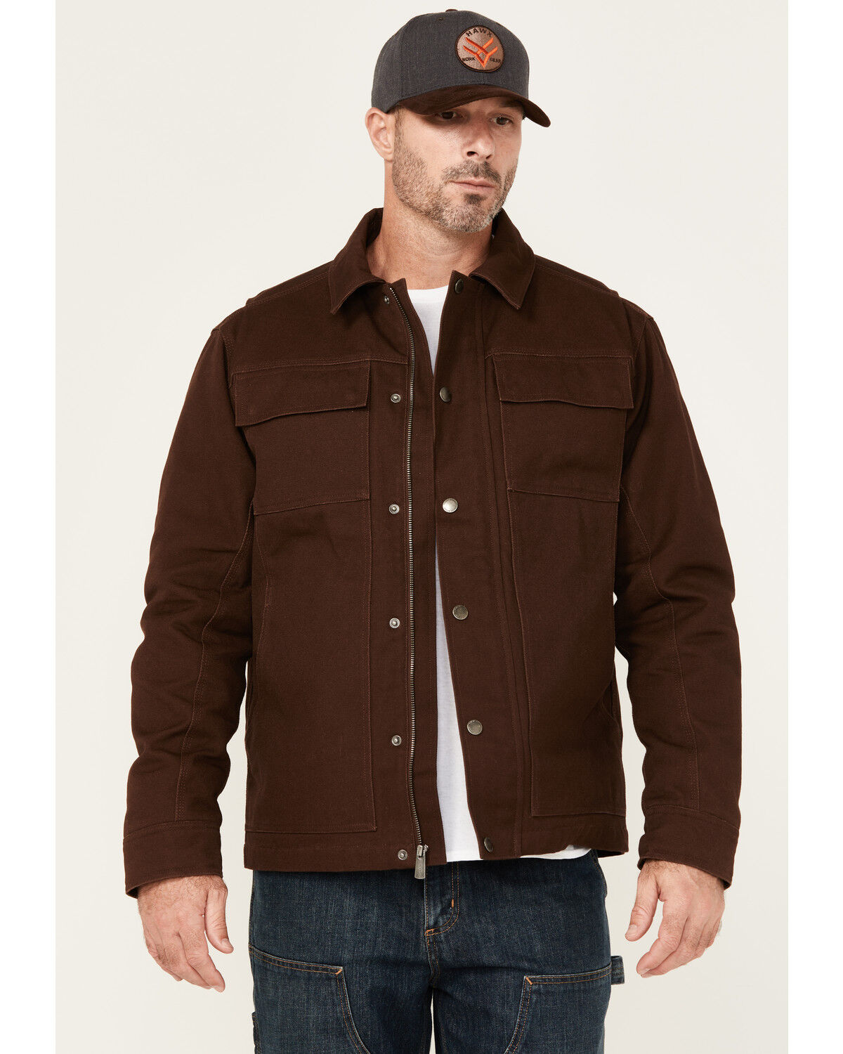 Lucky Brand Workwear Men's Chore Insulated Canvas Work Jacket