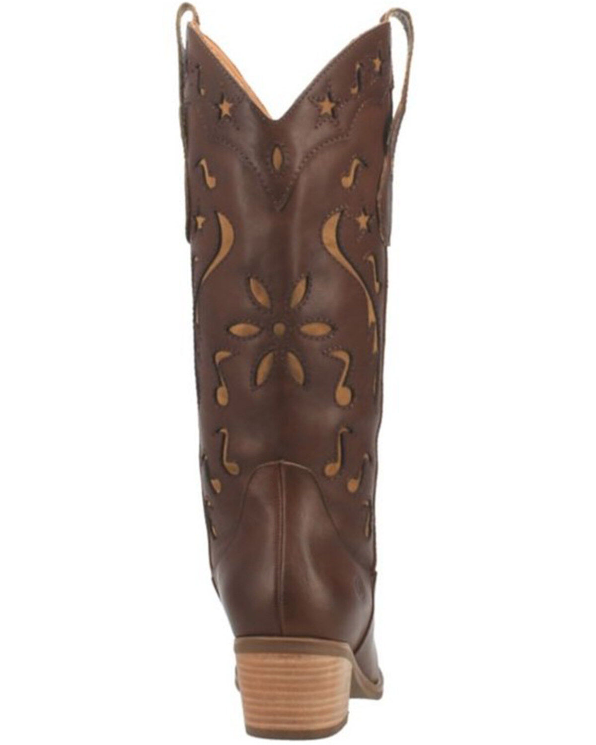 Dingo Women's Brown Burnished Western Boots - Snip Toe