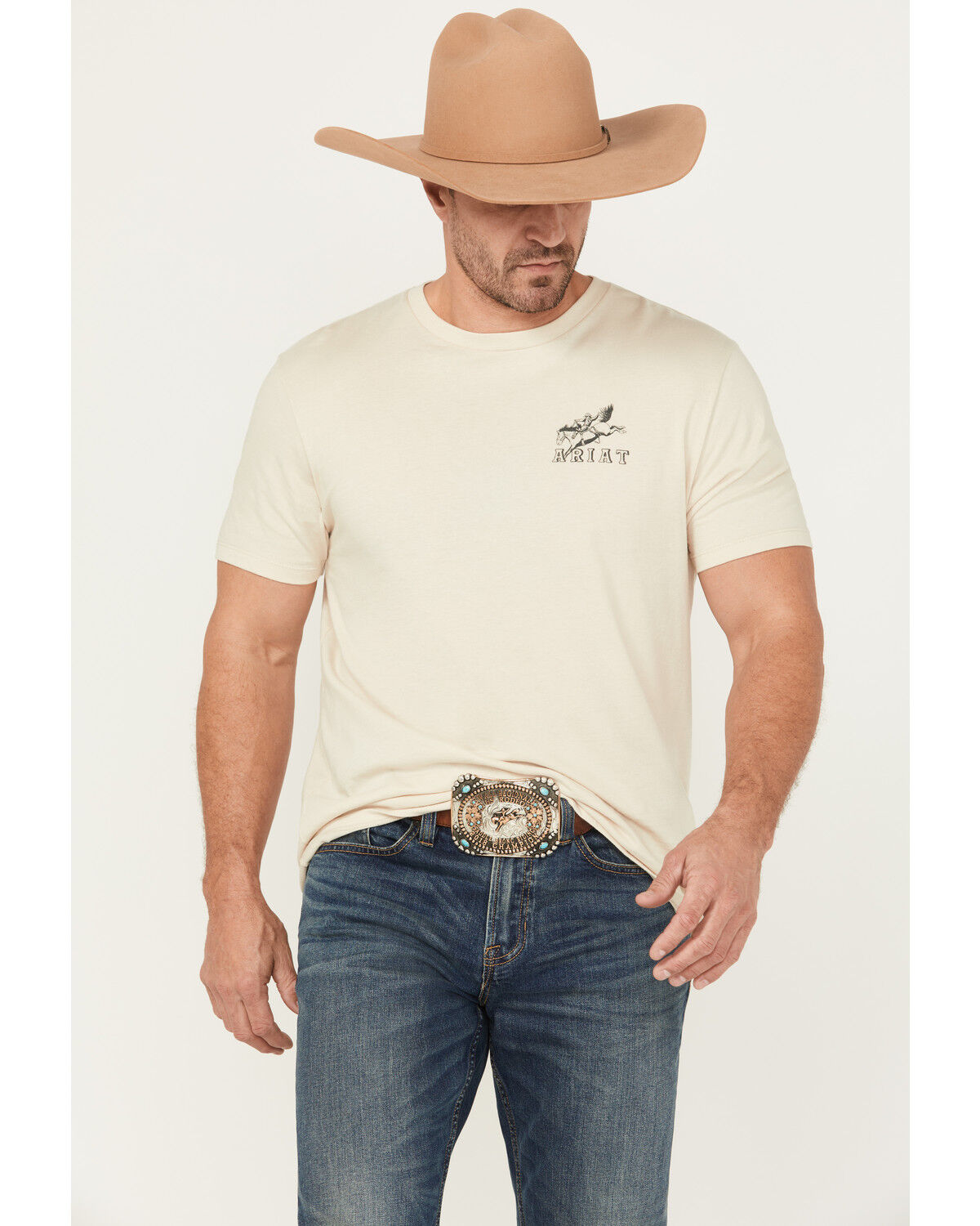 Ariat Men's Bronc Riding Heritage Short Sleeve Graphic T-Shirt