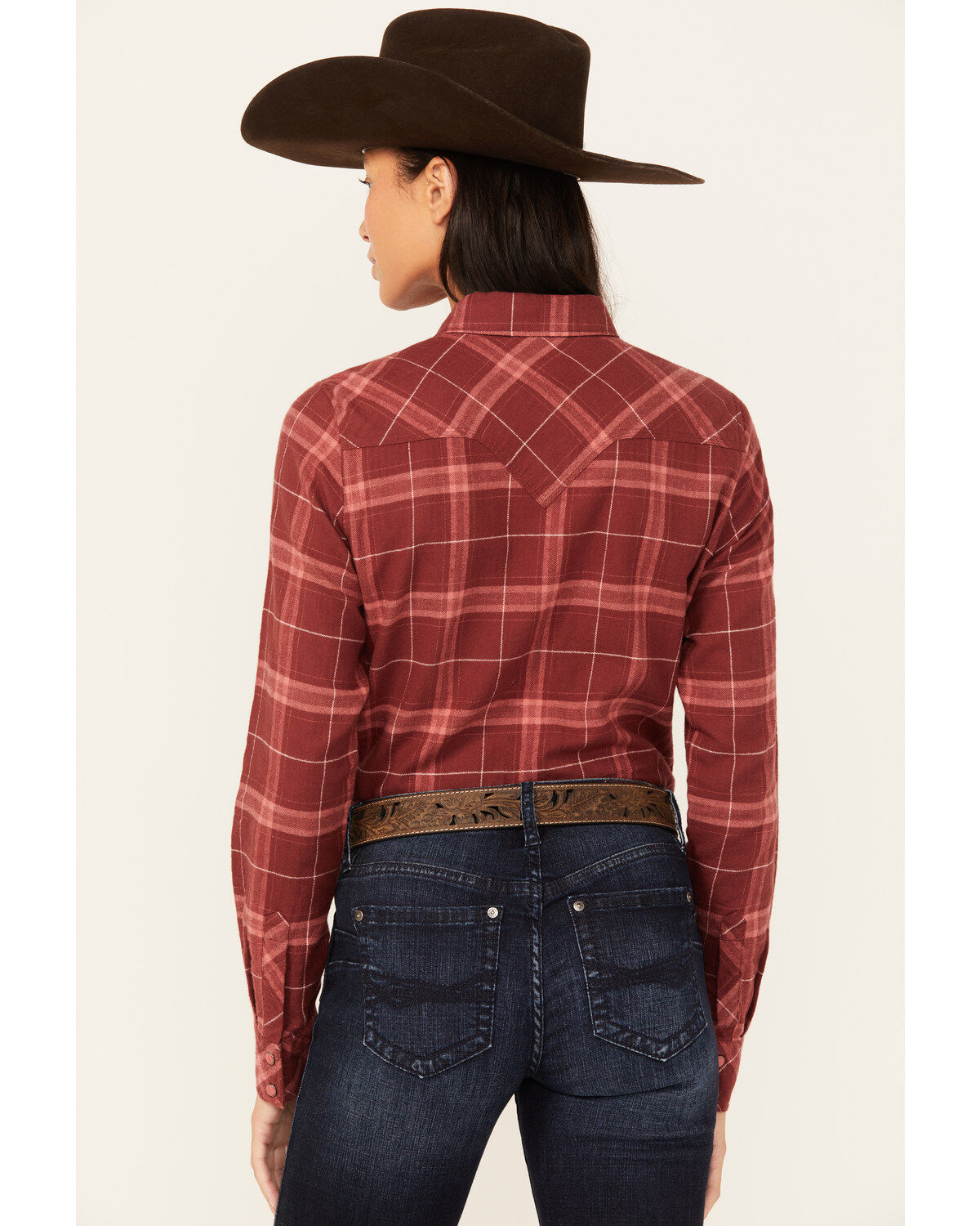 Shyanne Women's Willow Long Sleeve Snap Western Flannel Shirt