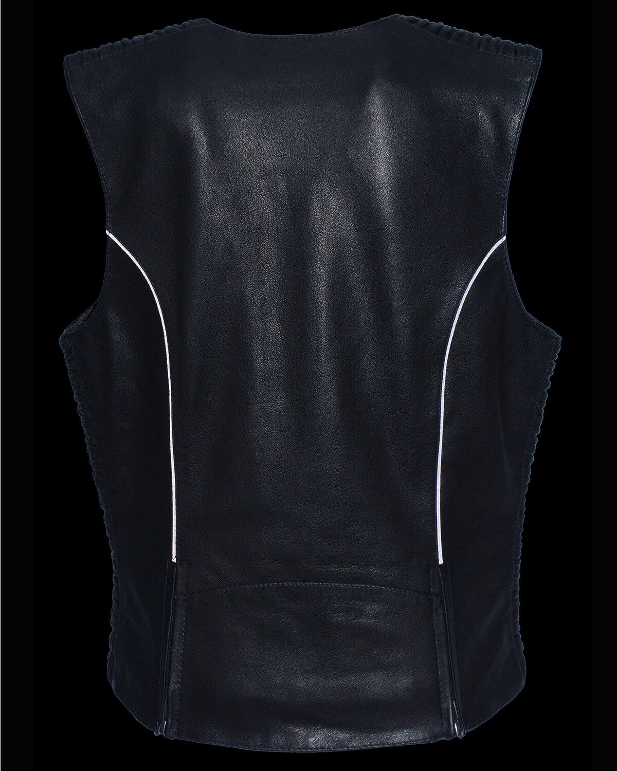 Milwaukee Leather Women's Lightweight Crinkle Snap Front Vest - 4X