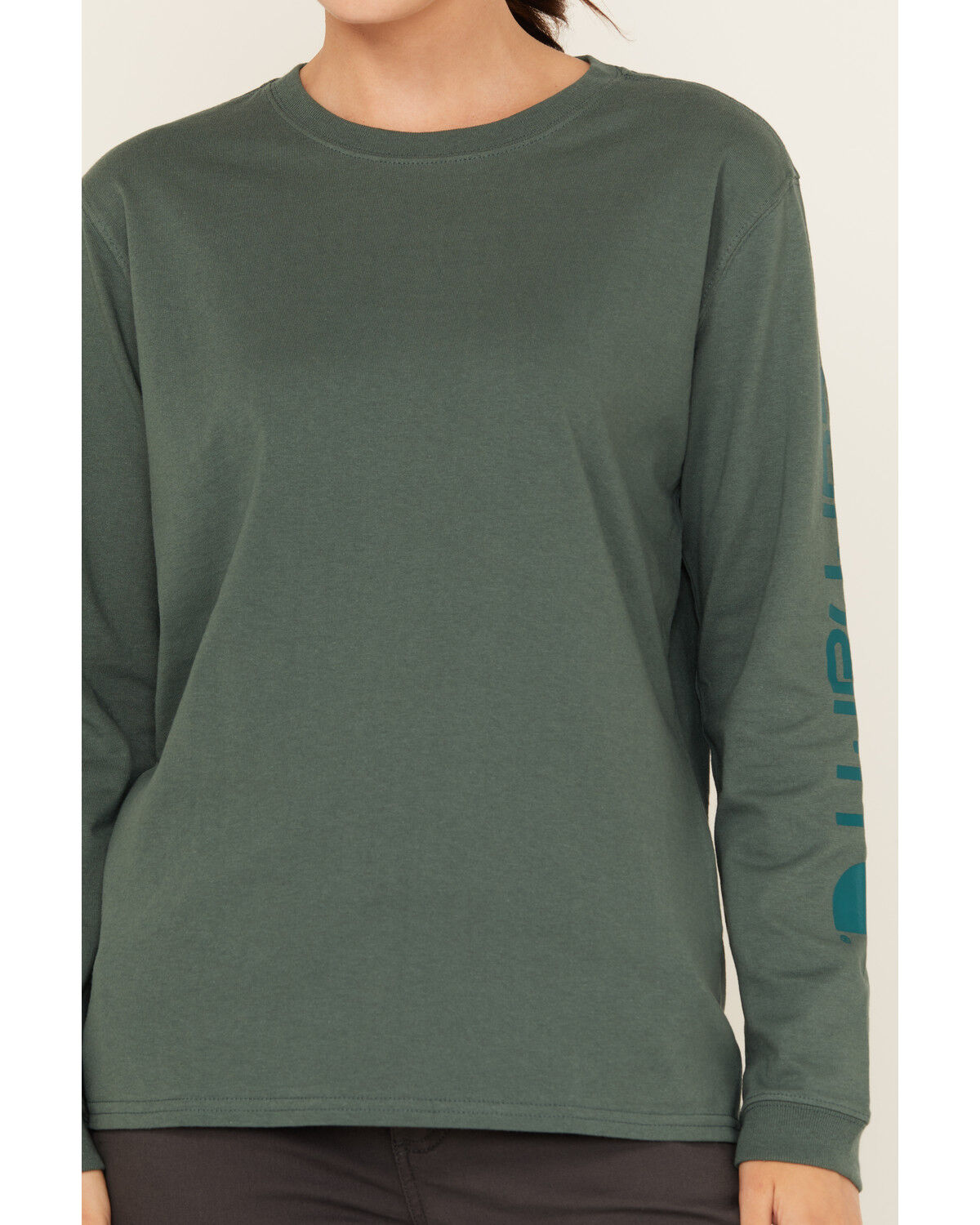 Carhartt Women's Loose Fit Heavyweight Long Sleeve Graphic Tee