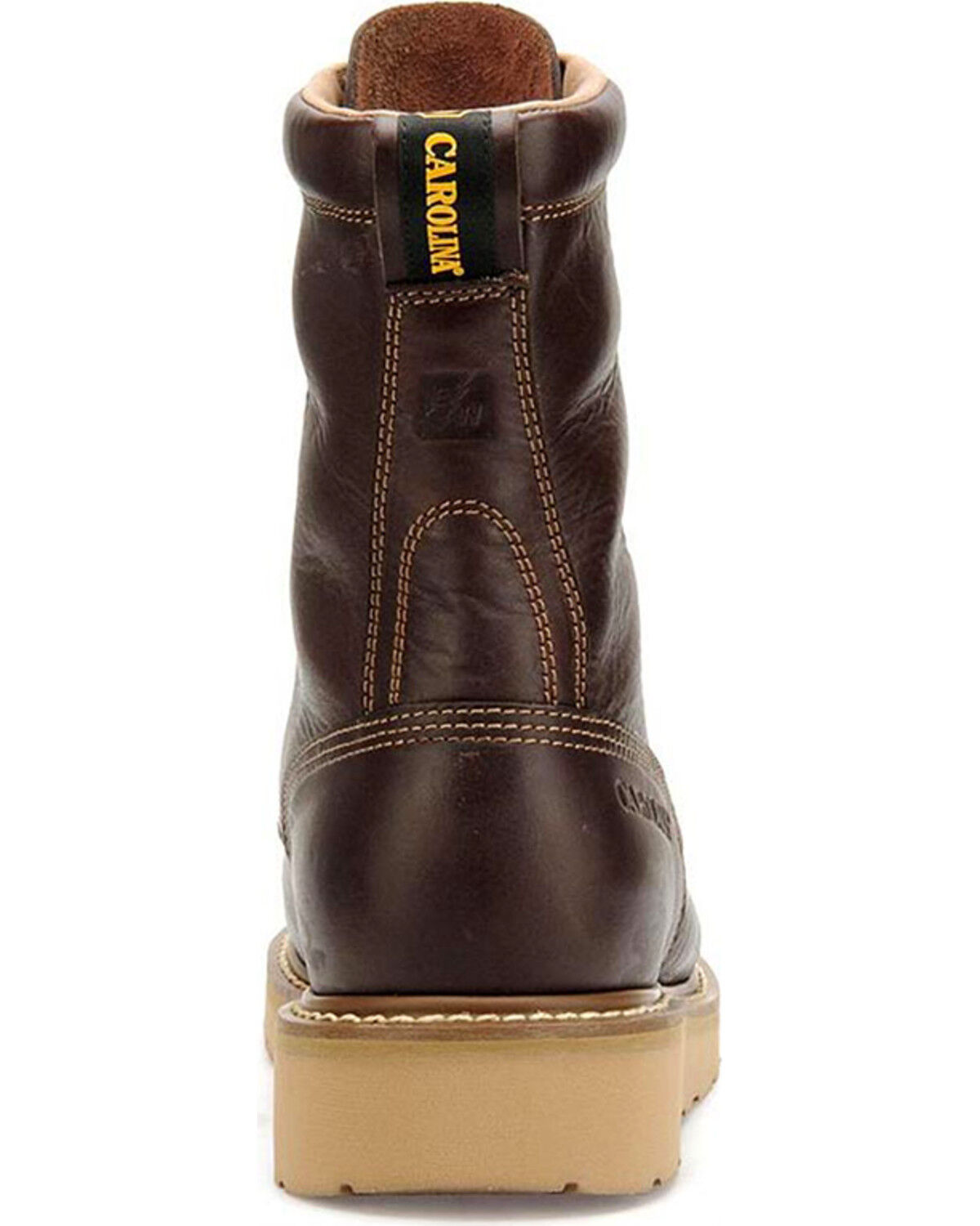 Carolina Men's Dark Brown Amp Hi 8" Work Boots - Steel Toe