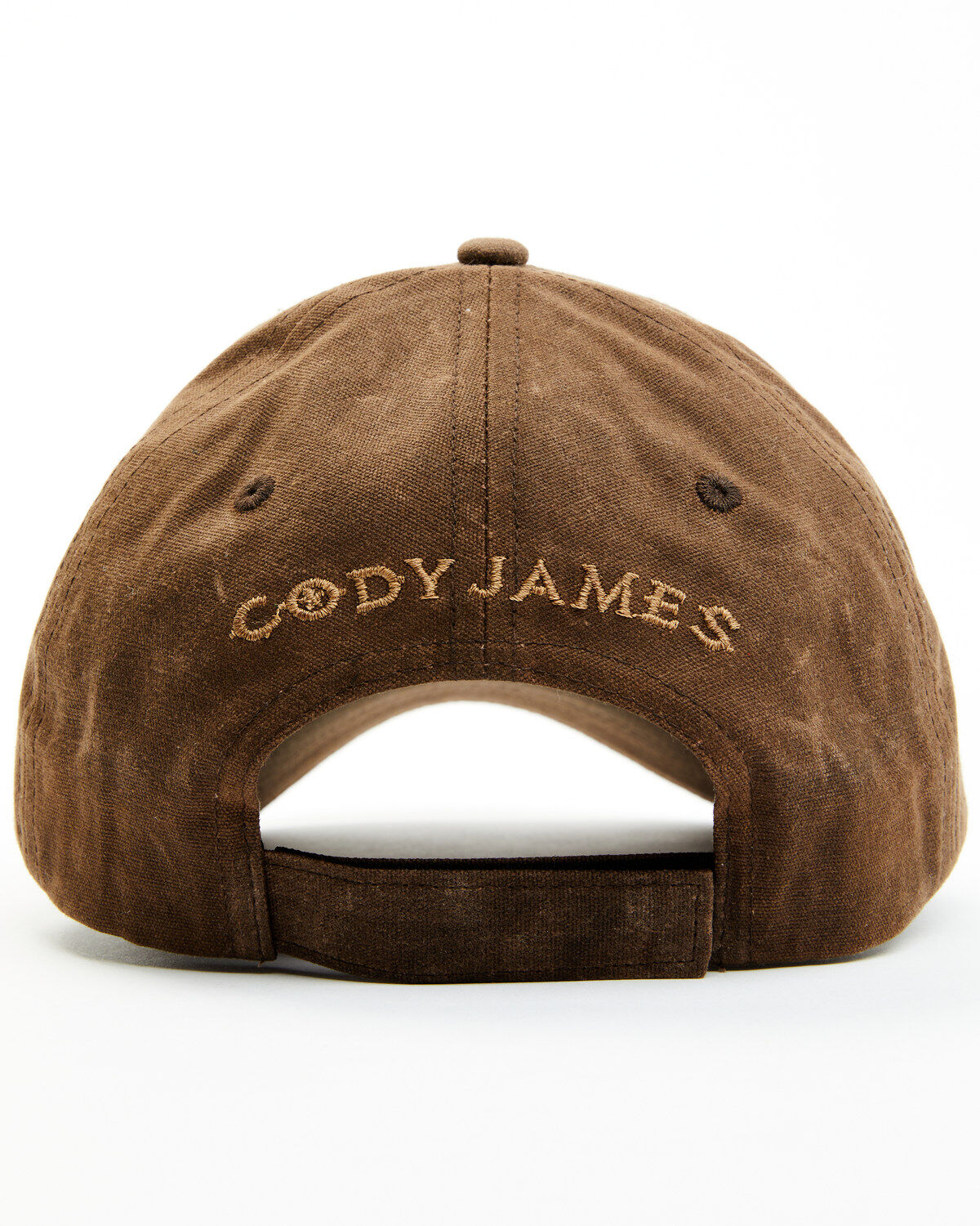 Cody James Men's Leather Tag Oilskin Ball Cap