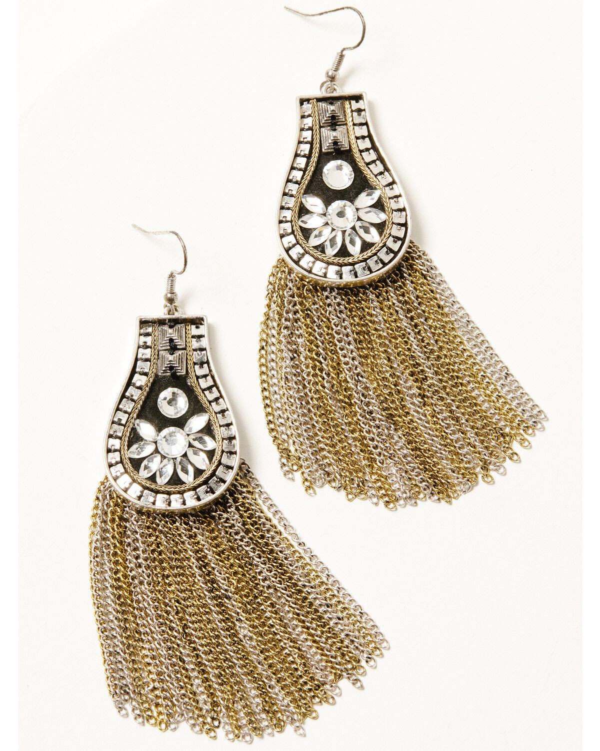 Wonderwest Women's Odette Chain Fringe Earrings