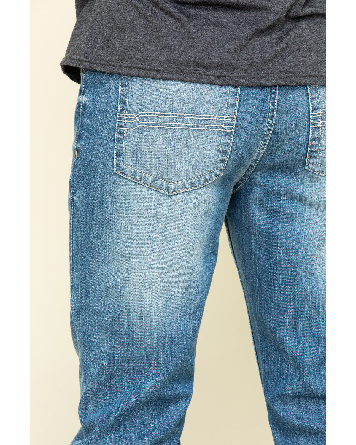 Cody James Men's Clovehitch Stackable Light Wash Stretch Regular Straight Jeans