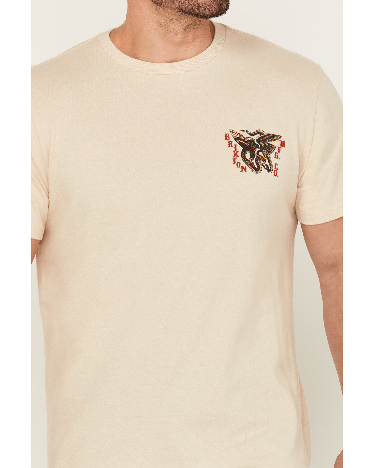 Brixton Men's Battle Logo Short Sleeve Graphic T-Shirt