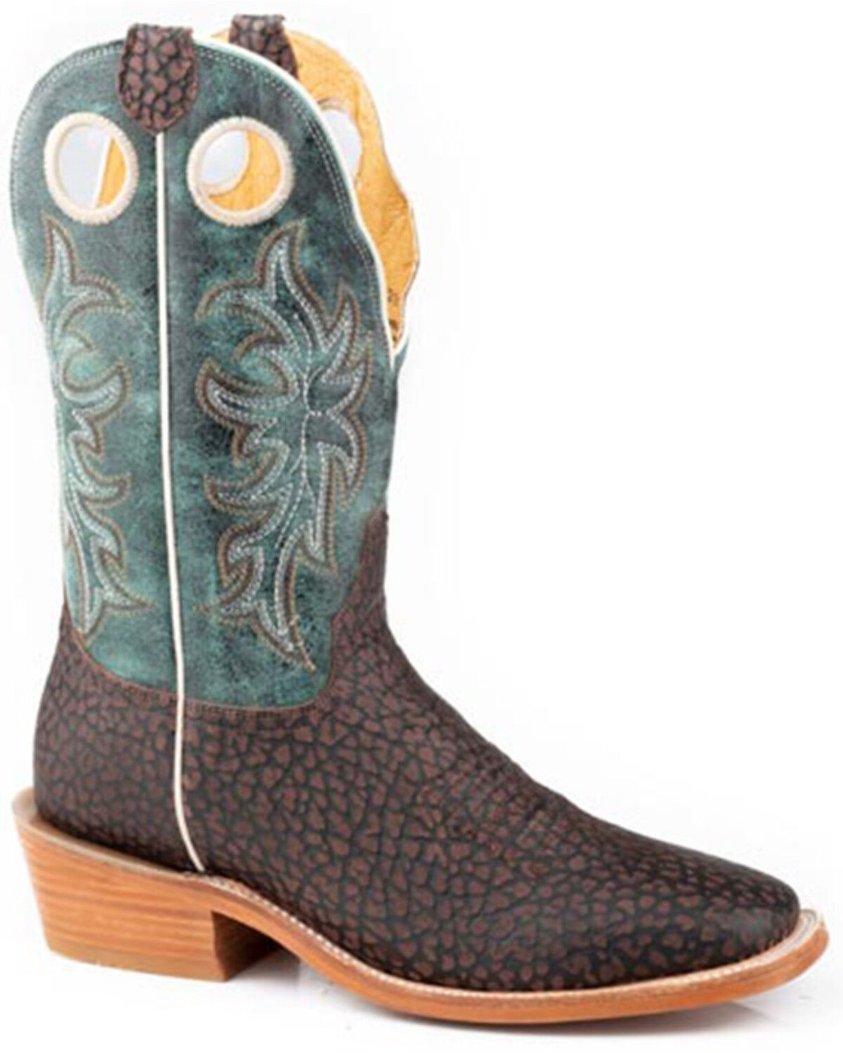 Roper Men's Ride Em' Bullrider Western Boots - Broad Square Toe