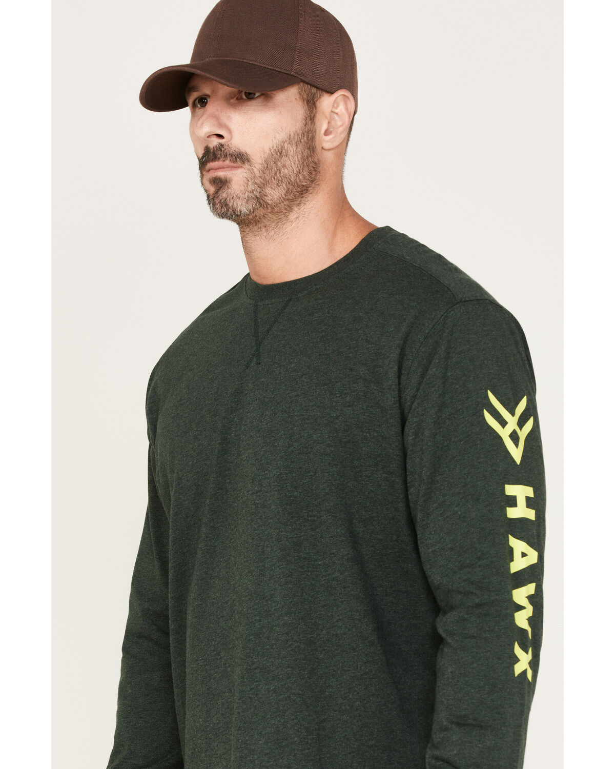 Hawx Men's Logo Graphic Work T-Shirt