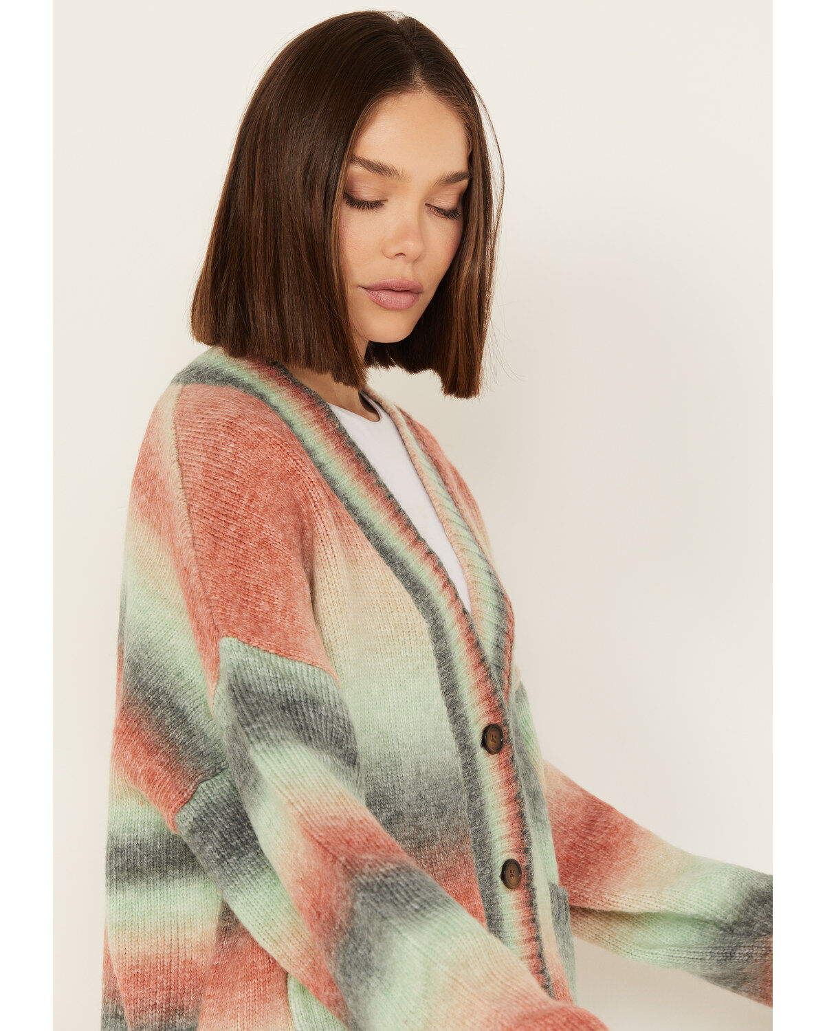 Wrangler Retro Women's Striped Long Sleeve Cardigan