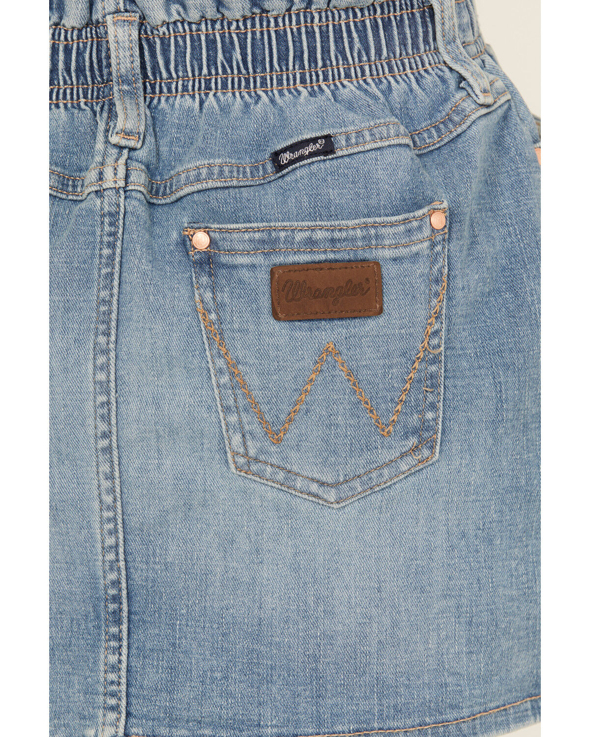 Wrangler Girls' Light Wash Denim Skirt